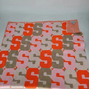 Baublebar Repeat Custom Blanket pink and orange